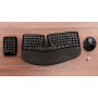 Microsoft | Keyboard and mouse | Sculpt Ergonomic Desktop | Standard | Wireless | Mouse included | RU | Black | USB | Numeric - 3